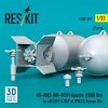 RESKIT RS32-0547 AN-M65 (AN-M59) bombs (1000 lbs) for all USAF & RAF of WW2 & Korean War (2 pcs) (3D Printed) 1/32